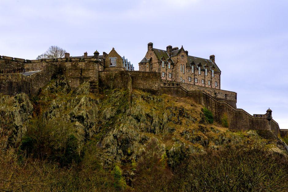 Majestic Edinburgh Castle on Rocky Hill