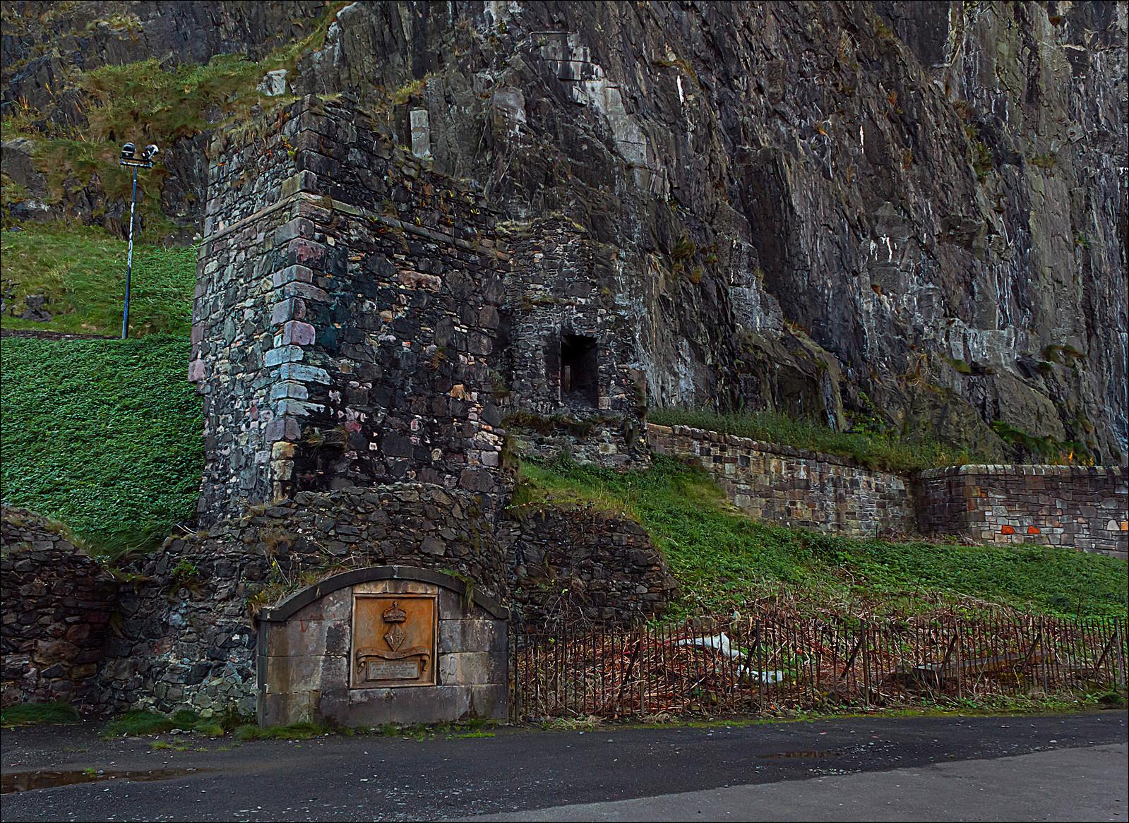 Edinburgh Castle's volcanic crag dominates the historic skyline above Old Town.